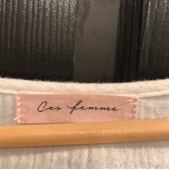 Bohemian white blouse - Small - Picture 3 of 6